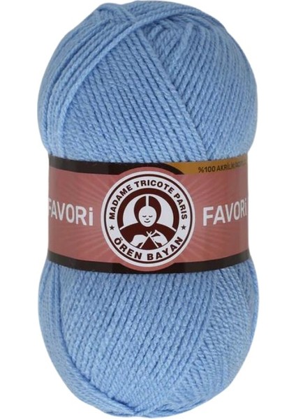Ören Bayan Favori Örgü İpi - Mavi - 1 Adet - ( Renk Kodu : 012 )