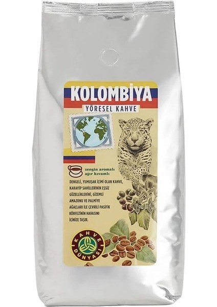 Yöresel Kolombiya Çekirdek Filtre Kahve 1000GR