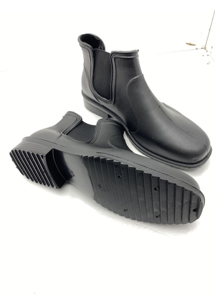 Çiğdem Kısa Lastikli Iş-Bahçe-Su Geçirmez Çizme-Bot - Siyah - 43 fiyatları