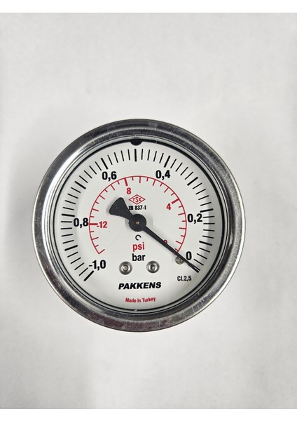 Çap 63 Pano Tip -1/0 Bar Kuru Vakummetre