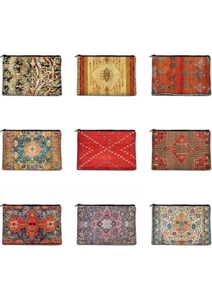 No.2 Tarzı 18X25CM Karmaşık Kaleydoskop Desenli Kozmetik Çantası Tuvalet Malzemeleri Saklama Çantası Banka Kartı Sahibinin Bozuk Para Cüzdanı (Yurt Dışından) fiyatları