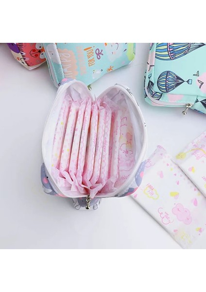 C Tarzı Sevimli Kız Makyaj Ruj Mini Hijyenik Peçeteler Çanta Kadın Küçük Kozmetik Çantası Seti Seyahat Kulaklık Para Organizatör Kılıflı Çanta (Yurt Dışından) indirimleri