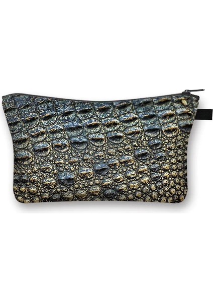 SHZBWENLU12CW Tarzı Kaplan Leopar Timsah Zebra Çizgili Desen Kozmetik Çantası Kadın Makyaj Çantaları Takı Organizatör Bayanlar Ruj Tuvalet Çantası (Yurt Dışından)