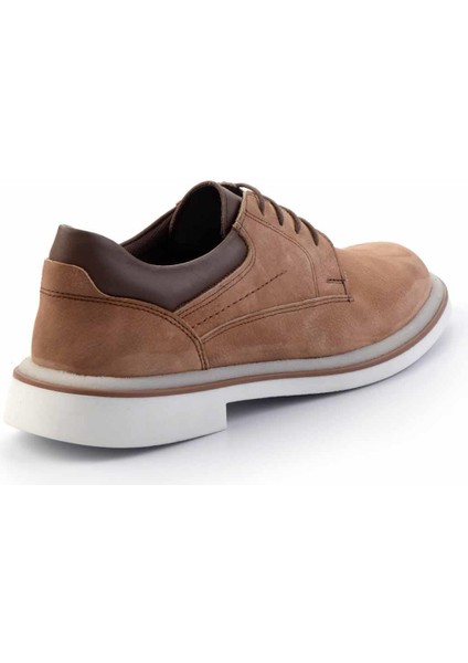Kum Nubuk Deri Erkek Casual Ayakkabı E01556220601 fırsatları