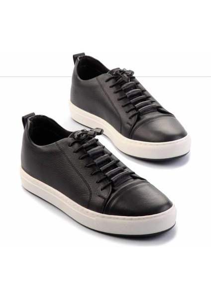Siyah Deri Erkek Casual Ayakkabı E01380110903