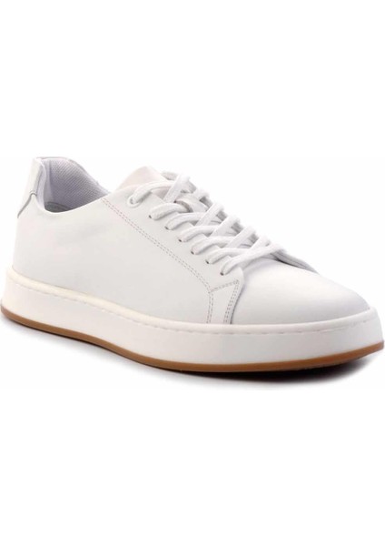 Beyaz Napa Deri Erkek Casual Ayakkabı E01380110243 modelleri