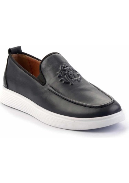 Lacivert Deri Erkek Casual Ayakkabı E01440101903 modelleri