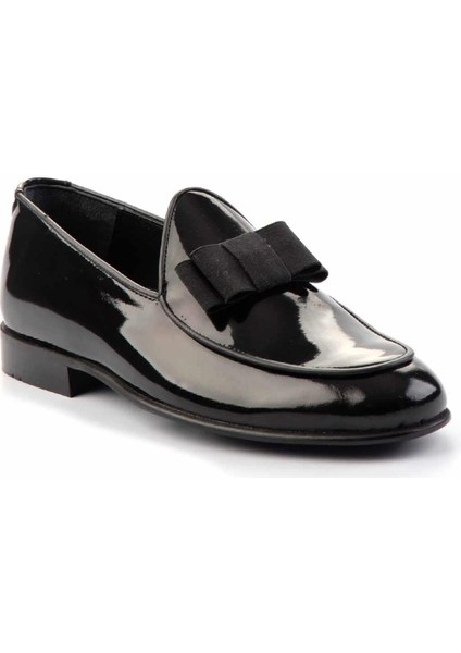 Siyah Rugan Deri Erkek Klasik Ayakkabı E01798050908 modelleri