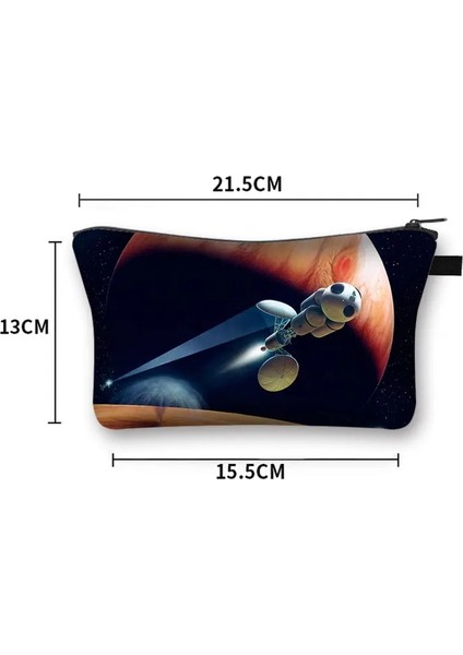 SHZBMARSCW02 Tarzı Astronot Spaceosmetic Çanta Yıldızlı Gece Galaxy Erkek Kız Makyaj Çantaları Ruj Kılıfı Bayanlar Taşınabilir Mini Cüzdan (Yurt Dışından) indirimleri