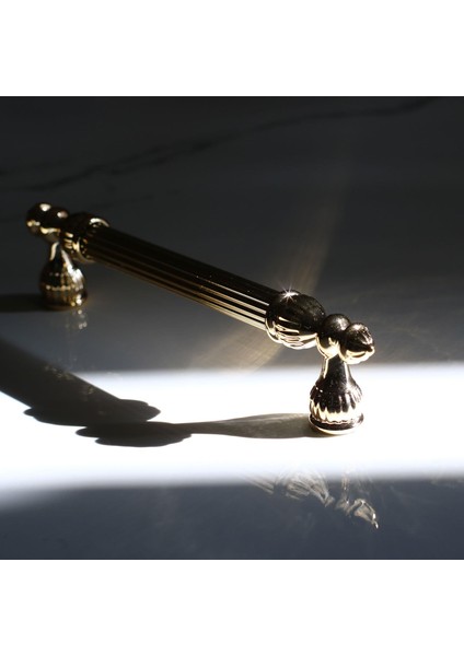Şah 96 mm Gold Altın Kulp Metal Mobilya Dolap Çekmece Kapak Mutfak Kulpları Kulbu Dolabı Kulpu fiyatları