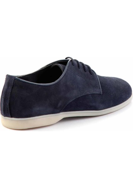 Lacivert Süet Hakiki Deri Erkek Casual Ayakkabı E01549313802 fırsatları