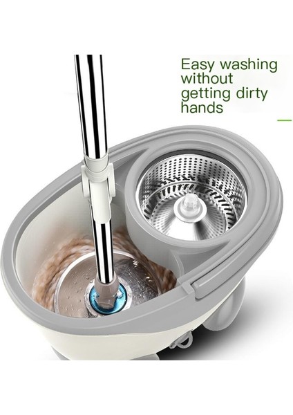 Paspas Döner Ev Tipi El Yıkama Paspası Paslanmaz Çelik Sap (Yurt Dışından)