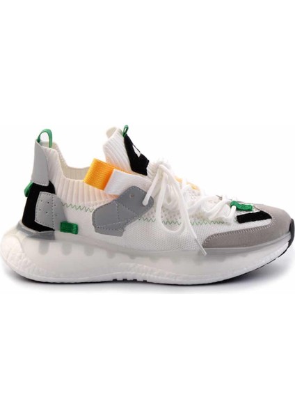 Beyaz Triko Erkek Sneaker E01185050782 fiyatları