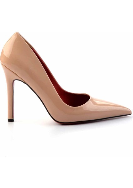 Nude Rugan Kadın Klasik Topuklu Ayakkabı K01455018008