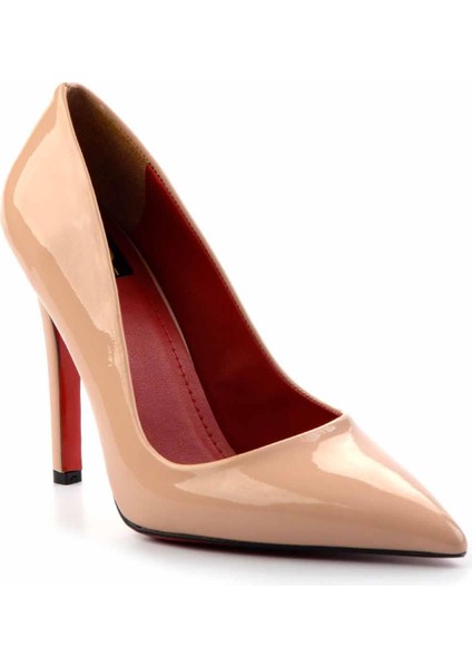 Nude Rugan Kadın Klasik Topuklu Ayakkabı K01455018008 fiyatları