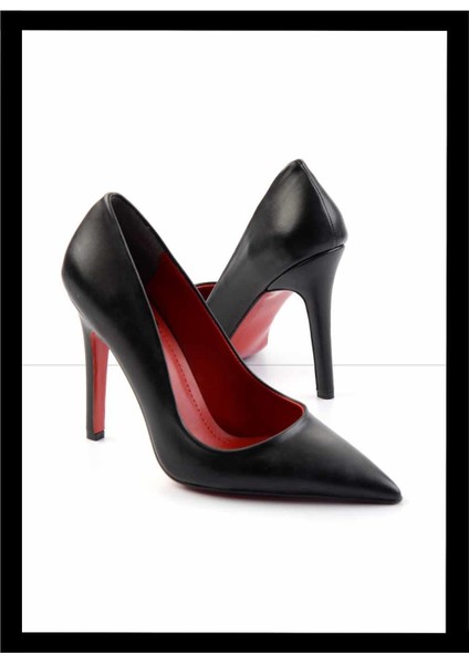 Siyah Kadın Klasik Topuklu Ayakkabı K01455018009