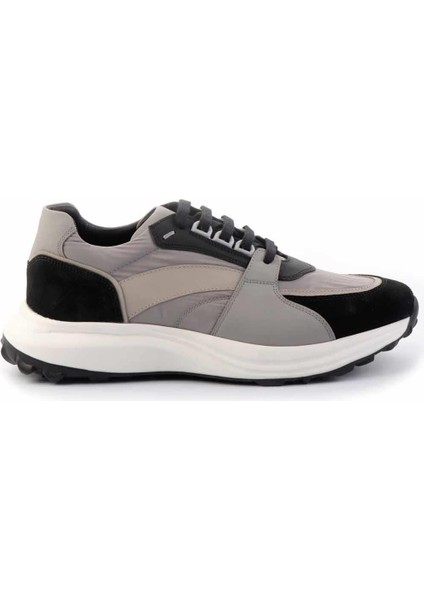 Siyah Süet Hakiki Deri Erkek Sneaker E01901289102