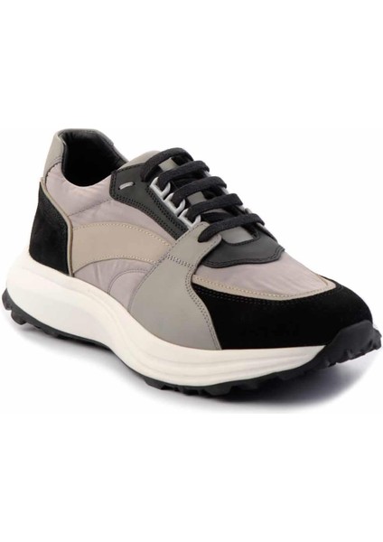 Siyah Süet Hakiki Deri Erkek Sneaker E01901289102
