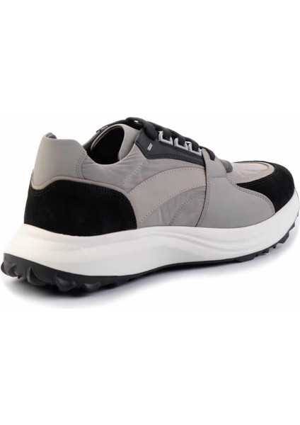 Siyah Süet Hakiki Deri Erkek Sneaker E01901289102