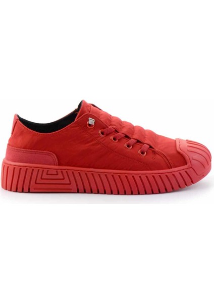 Kırmızı Kumaş Kadın Sneaker K01175127404