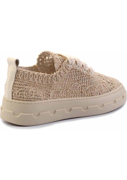Bej Örgü Kadın Sneaker K01459090716 modelleri