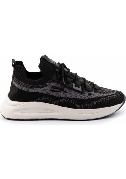 Siyah Beyaz Triko Erkek Sneaker E01768002382
