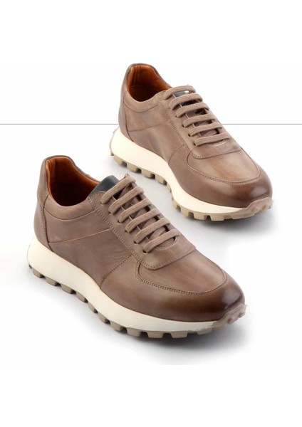 Kum Nubuk Hakiki Deri Erkek Sneaker E01901630001