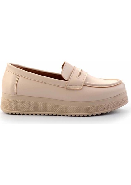 Bej Kadın Loafer Ayakkabı K01311777709