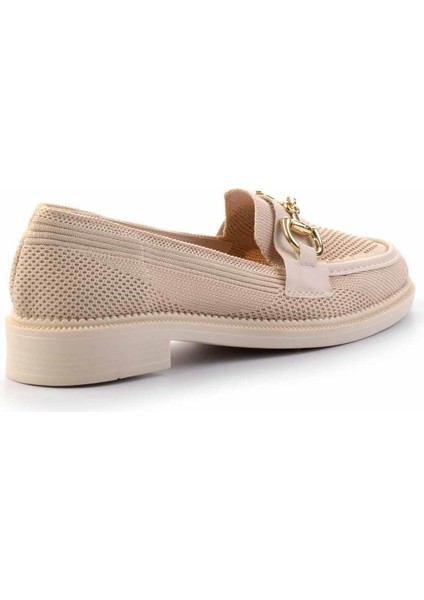 Bej Triko Kadın Loafer Ayakkabı K01362245882 modelleri