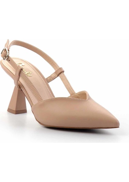 Bej Kadın Klasik Topuklu Ayakkabı K01231314009 fiyatları