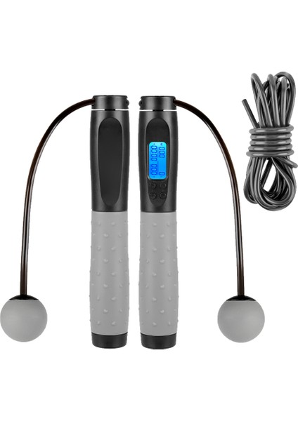 Fitness Bluetooth Atlama Ipi-Siyah Gri (Yurt Dışından)