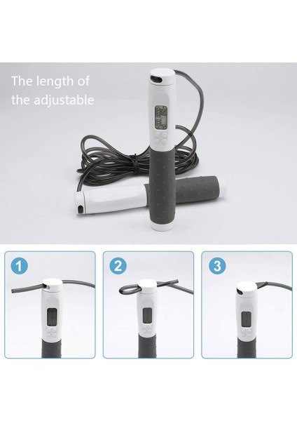 Fitness Bluetooth Atlama Ipi-Siyah Gri (Yurt Dışından)