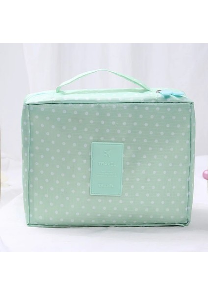 No.10 Stili Büyük Kapasiteli Taşınabilir El Makyaj Çantası Makyaj Çantası Kozmetik Saklama Çantası Seyahat Cilt Bakım Çantası Tuvalet Organizatör Yıkama Çantası (Yurt Dışından)