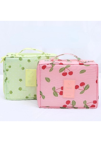 No.10 Stili Büyük Kapasiteli Taşınabilir El Makyaj Çantası Makyaj Çantası Kozmetik Saklama Çantası Seyahat Cilt Bakım Çantası Tuvalet Organizatör Yıkama Çantası (Yurt Dışından) fırsatları