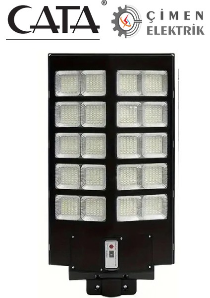 Ct 4645 1200W Solar Sokak Armatürü 6400K Beyaz Işık
