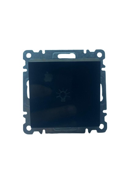 Karea Siyah Light Zil Butonu Çerçevesiz