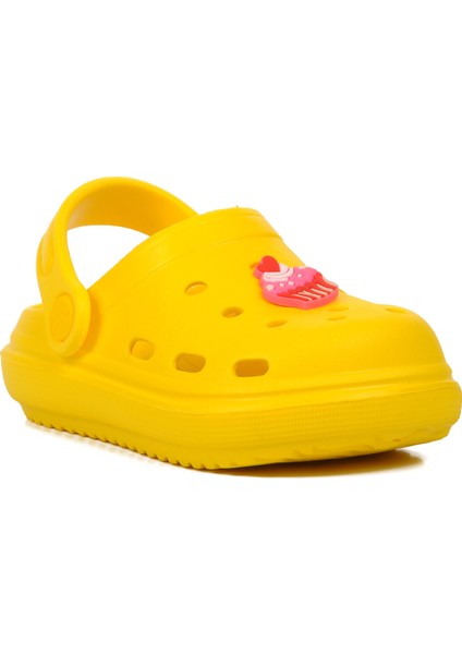 755-P Sarı Çocuk Sabo Terlik modelleri