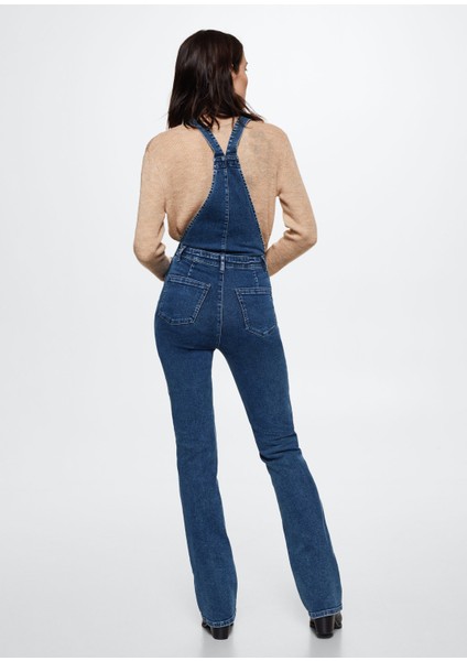 Astarlı Denim Tulum