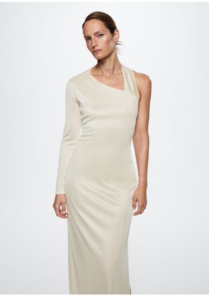 Uzun Asimetrik Elbise