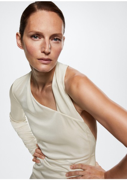 Uzun Asimetrik Elbise