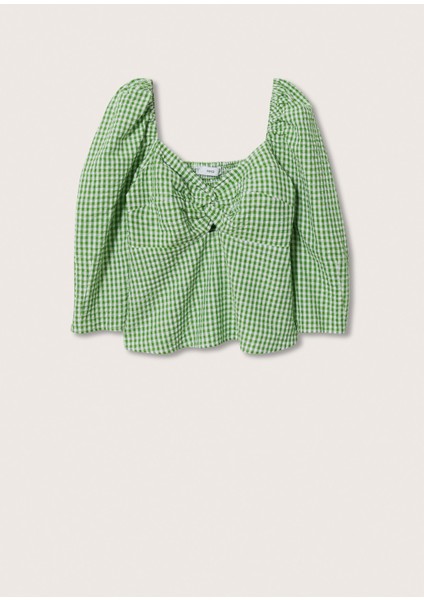 Gingham Kareli Pamuklu Gömlek modelleri