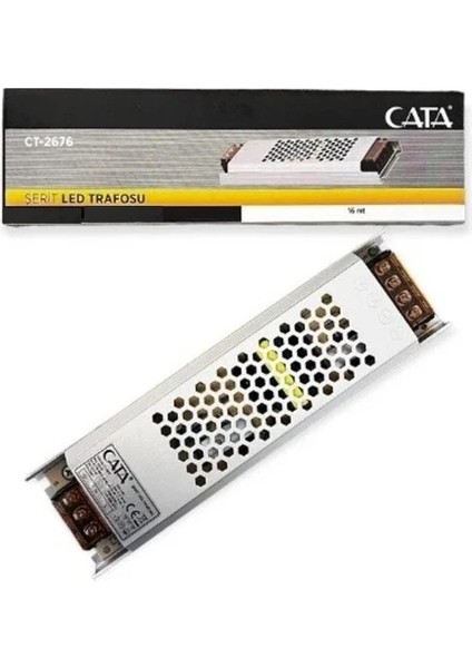 10 Adet Cata Ct 2676 17A Süper Slim Şerit LED Trafosu modelleri