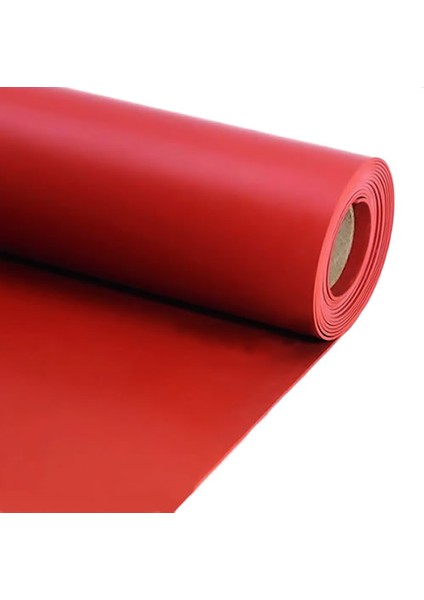 Silikon Levha Kırmızı 10 mm (En: 1 mt Boy: 1 Mt)