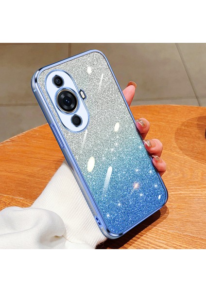 Huawei Nova 11 Pro Için Galvanik Parıltı Lüks Yumuşak Silikon Kılıf (Yurt Dışından)