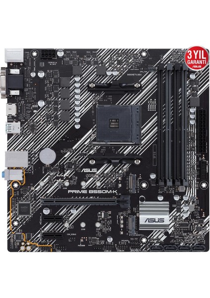 PRIME B550M-K DDR4 4600(O.C)/2133Mhz mATX AM4