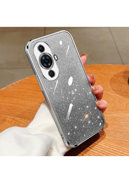 Huawei Nova 11 Pro Için Galvanik Parıltı Lüks Yumuşak Silikon Kılıf (Yurt Dışından)