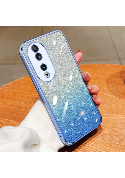 Huawei Honor 90 Elektroliz Kaplama Parıltılı Lüks Yumuşak Silikon Kılıf Için Uygundur (Yurt Dışından)