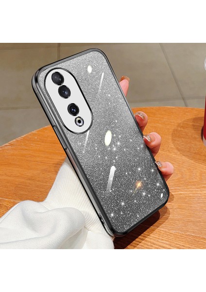Huawei Honor 90 Elektroliz Kaplama Parıltılı Lüks Yumuşak Silikon Kılıf Için Uygundur (Yurt Dışından)