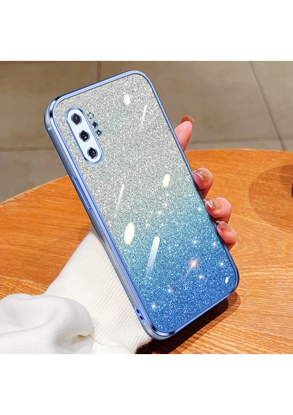 Sansung Galaxy Note 10 Pro Için Uygun Elektroliz Kaplama Parıltılı Lüks Yumuşak Silikon Kılıf (Yurt Dışından)
