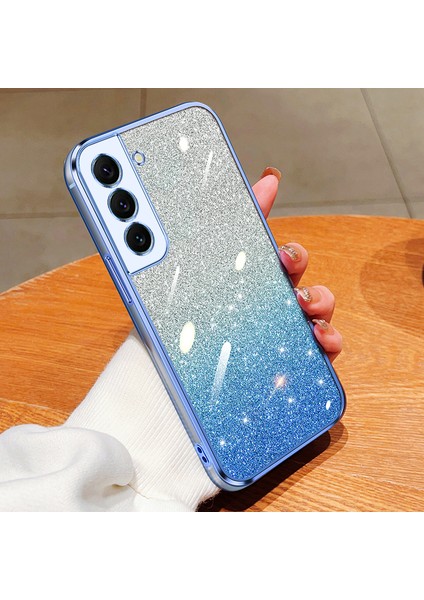 Sansung Galaxy S21 Elektroliz Parıltılı Lüks Yumuşak Silikon Kılıf Için Uygundur (Yurt Dışından)